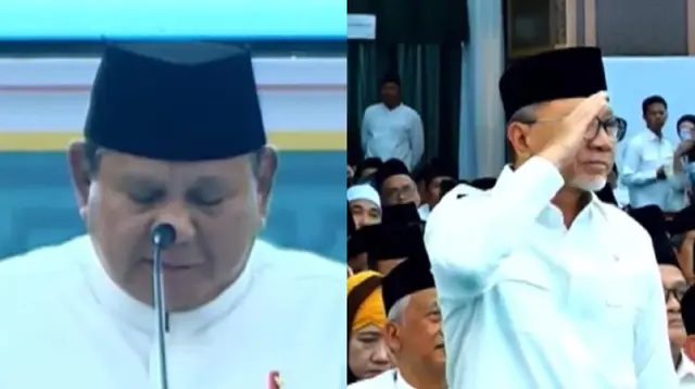 Prabowo Ucapkan Selamat Ulang ke Zulkifli Hasan di Penutupan Muktamar NU