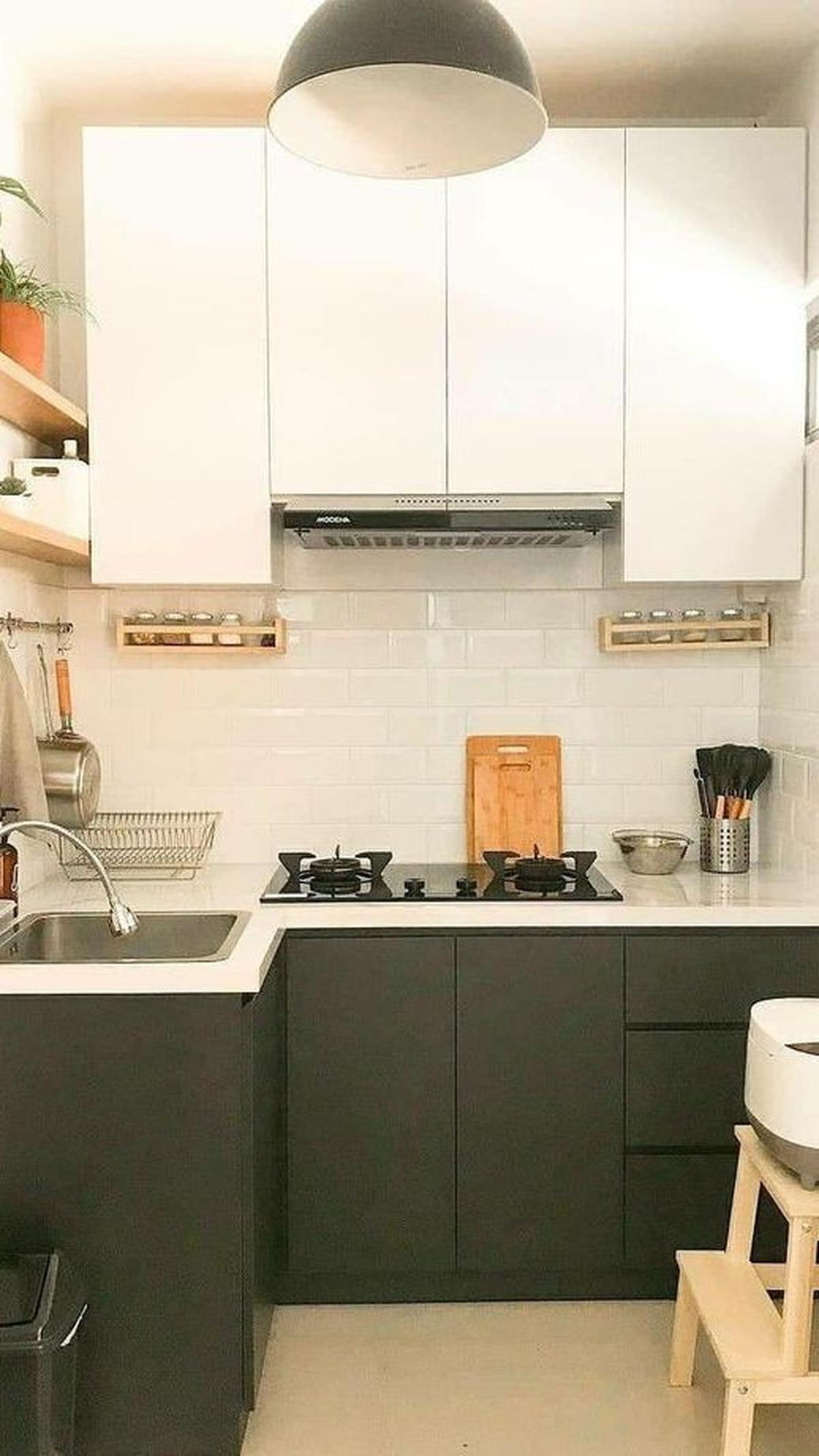 Dapur Letter L Minimalis Versi Rapi