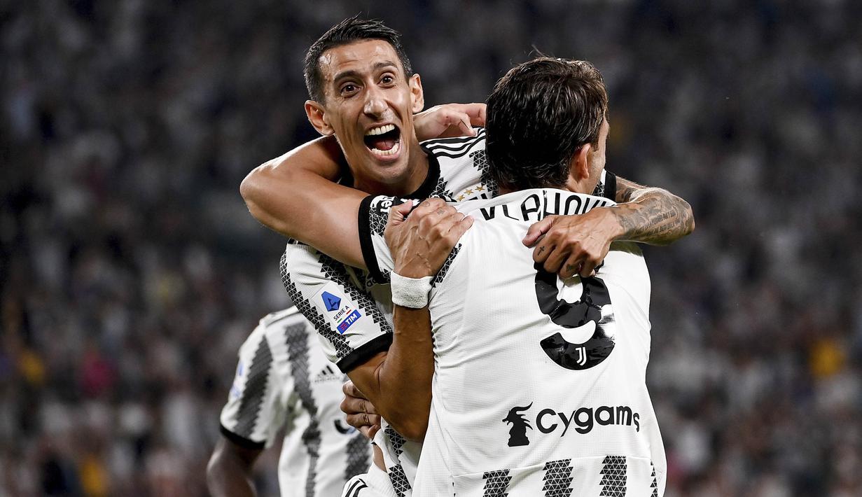 Juventus mengawali Liga Italia 2022/2023 dengan meyakinkan. Mereka sukses meraih tiga poin perdana. (Marco Alpozzi/LaPresse via AP)