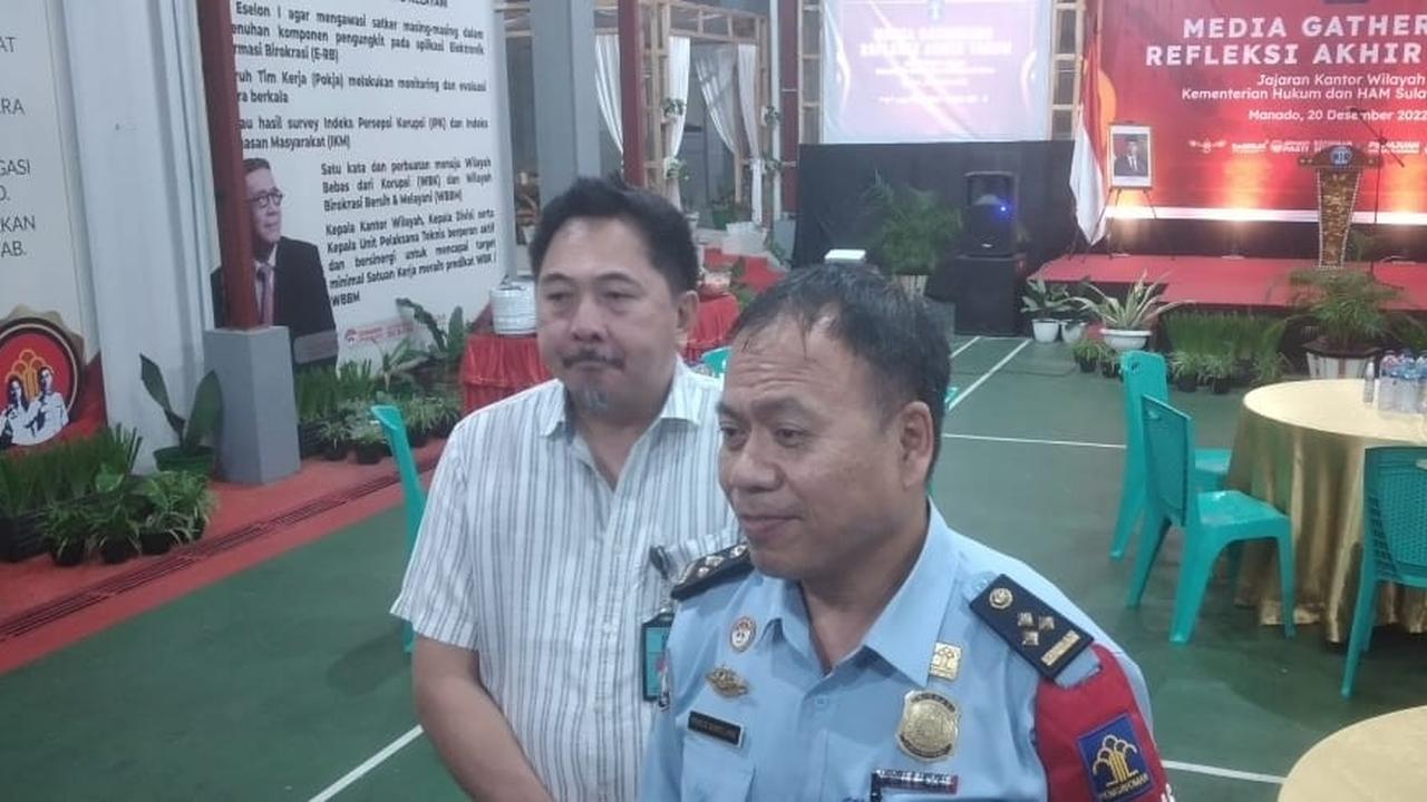 Plh Kepala Kantor Wilayah Kemenkumham Sulut Friece Sumolang.