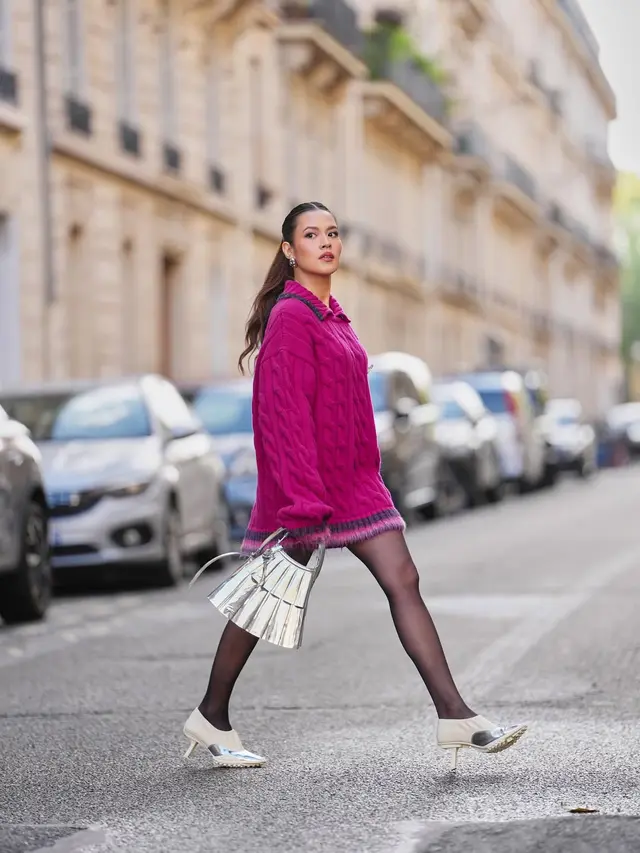 Dualime Preppy Look Raisa Hadiri Paris Fashion Week, Mana yang Jadi Favoritmu?