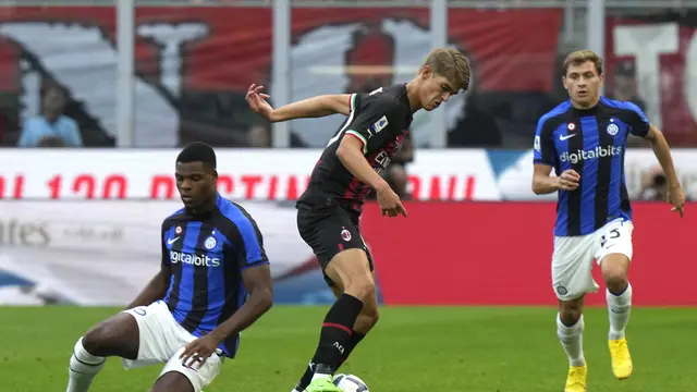 Rafael Leao Cetak Dua Gol, AC Milan Bungkam Inter Milan di San Siro
