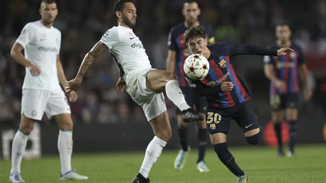 Drama 6 Gol, Barcelona Vs Inter Milan Berakhir Imbang