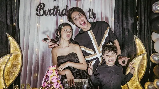 Perayaan ultah Shafeea Ahmad putri Ahmad Dhani dan Mulan Jameela (Foto: Instagram elelrumi)