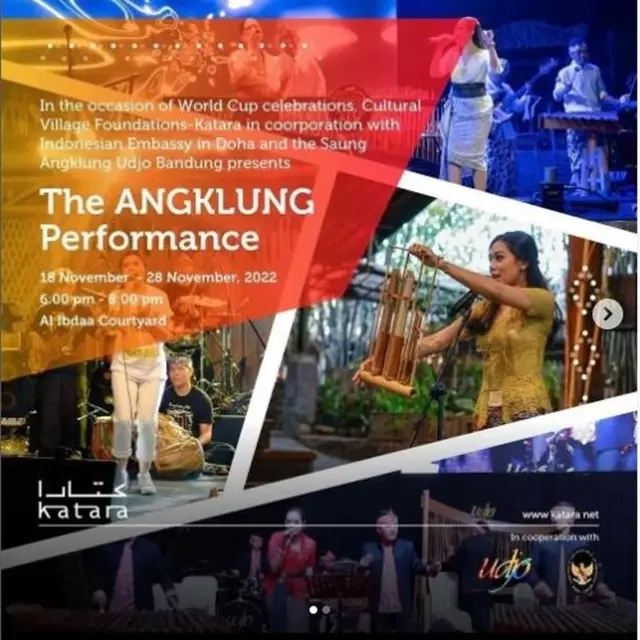Pertunjukan Angklung Indonesia Bakal Meriahkan Piala Dunia 2022 Qatar