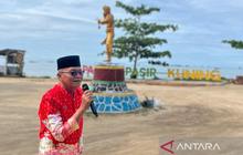 Perkuat Wisata Budaya, Pemkab Bangka Barat Bangun Tugu Perang Ketupat di Pantai Pasirkuning