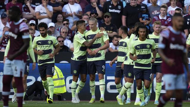 Foto: Mengagumkan! Erling Haaland Borong Dua Gol Kemenangan Perdana Manchester City di Liga Inggris 2022/2023