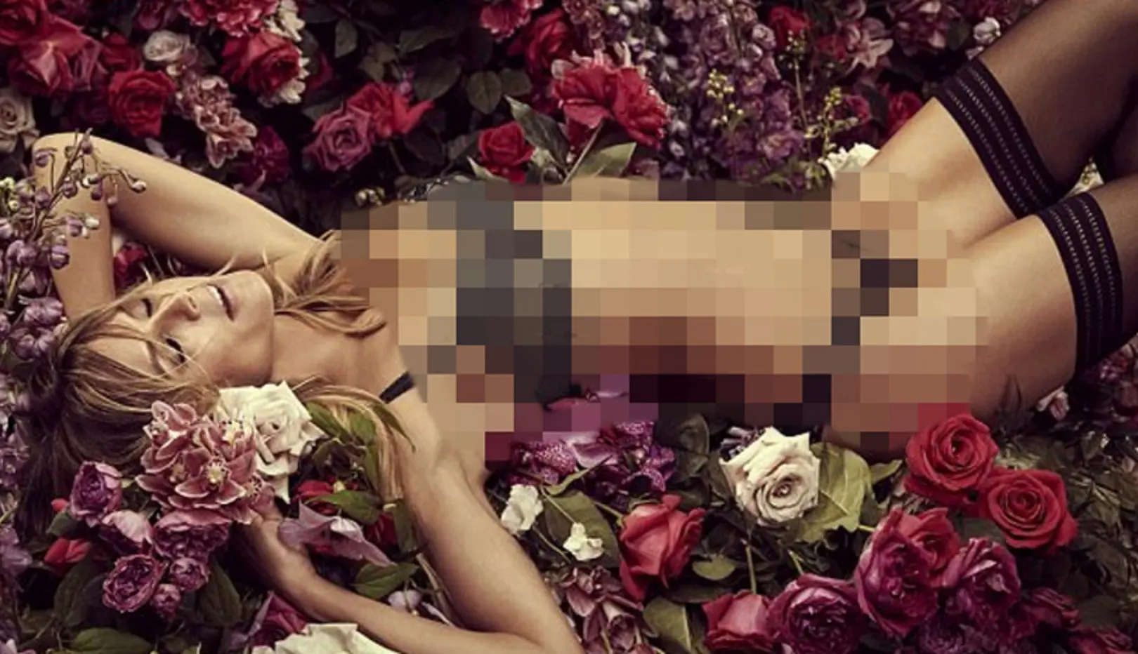 Heidi Klum berpose seksi di iklan lingerie (Dailymail)