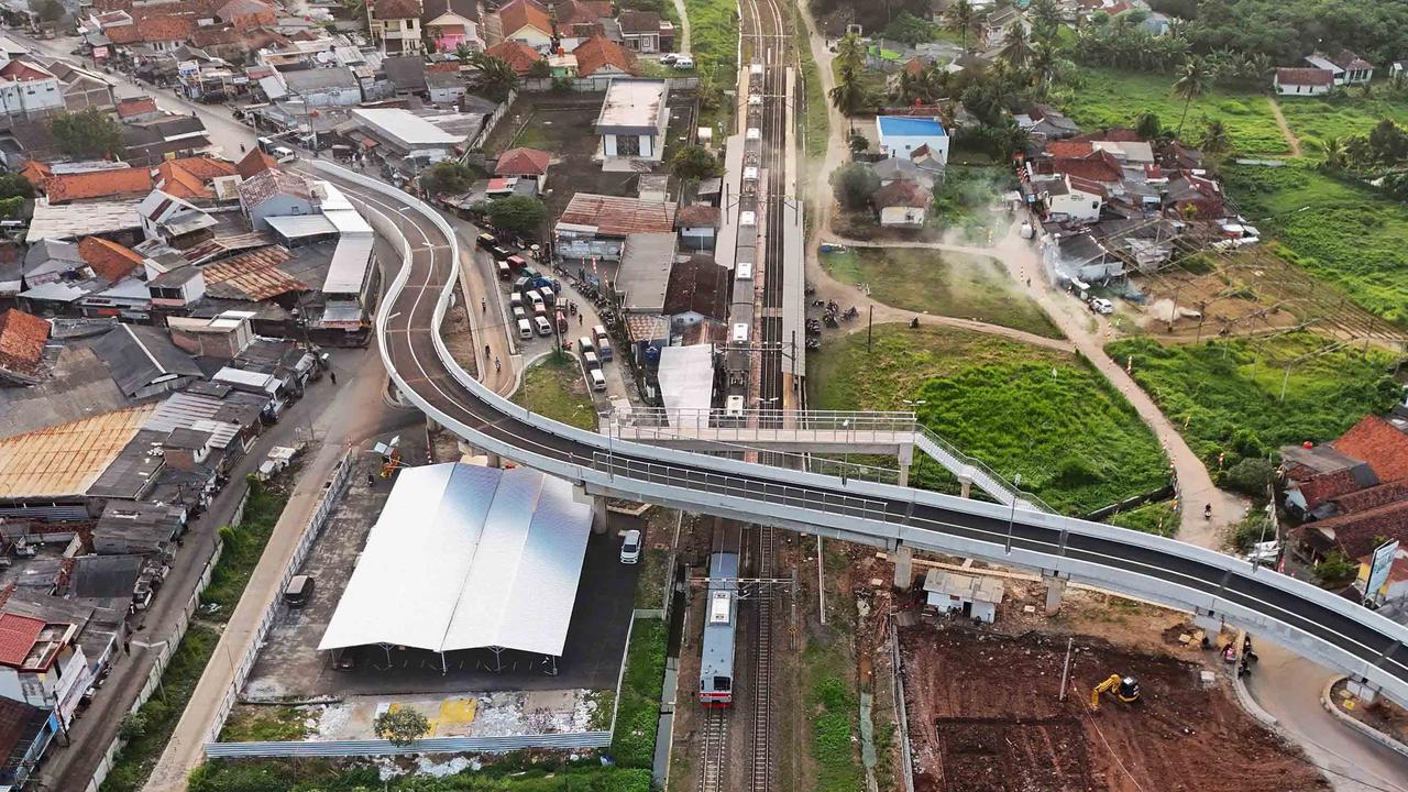 FOTO: Flyover dan JPO Tenjo Rampung, Siap Dukung Mobilitas dan Ekonomi Lokal