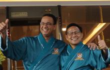 FOTO: Semringah Anies dan Cak Imin Jalani Tes Kesehatan di RSPAD Gatot Subroto
