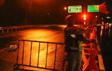 FOTO: Suasana Akses ke Puncak Bogor via Keluar Pintu Tol Gadog Sepi Selama Malam Tahun Baru 2024