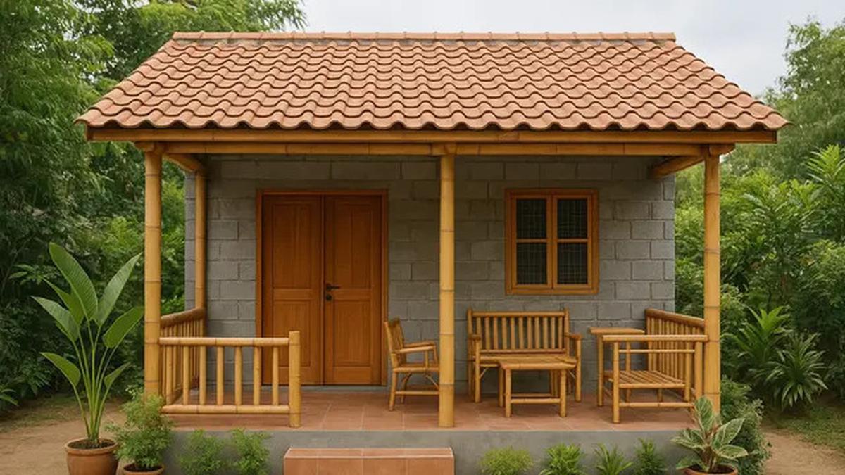 10 Desain Rumah Kecil 4x6 Meter dari Batako & Bambu, Sederhana tapi ...