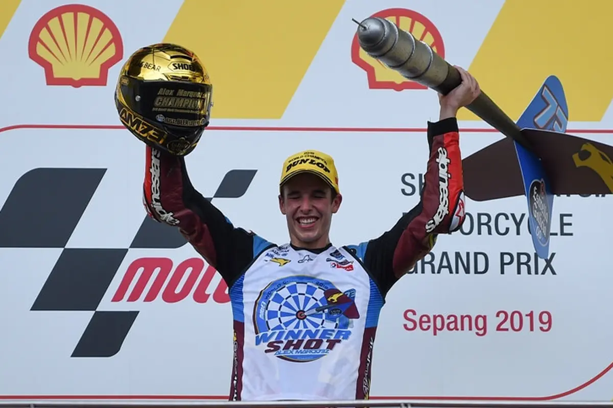 Pembalap EG 0,0 Marc VDS, Alex Marquez.