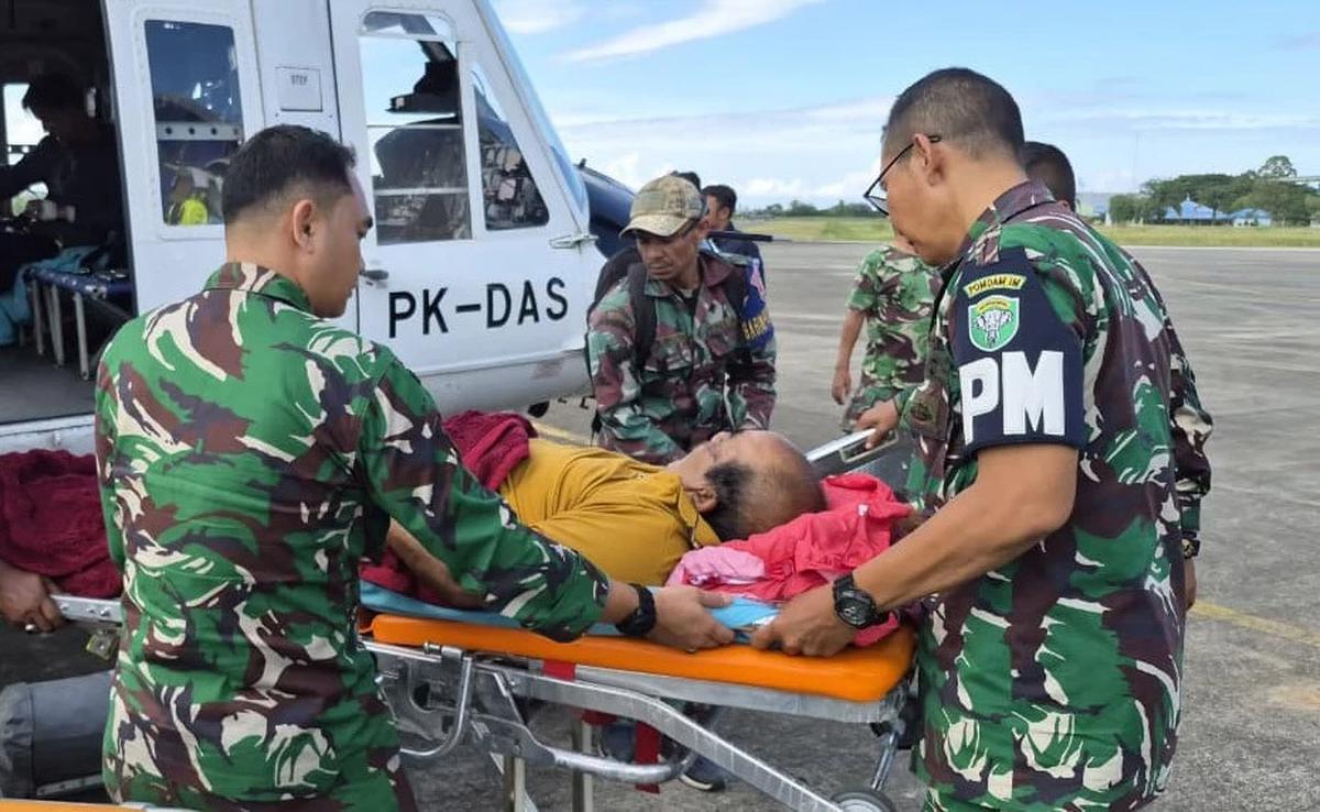 FOTO: Evakuasi Udara Selamatkan Warga Bener Meriah