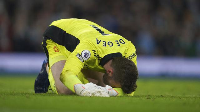 Foto: Momen Kekecewaan David de Gea saat Dibantai Manc City di Liga Inggris