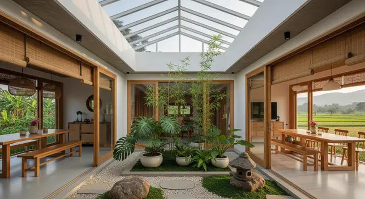 8 Model Rumah Sederhana Tapi Mewah Gaya Japandi dengan Taman Mini 2025, Cocok untuk Keluarga Muda