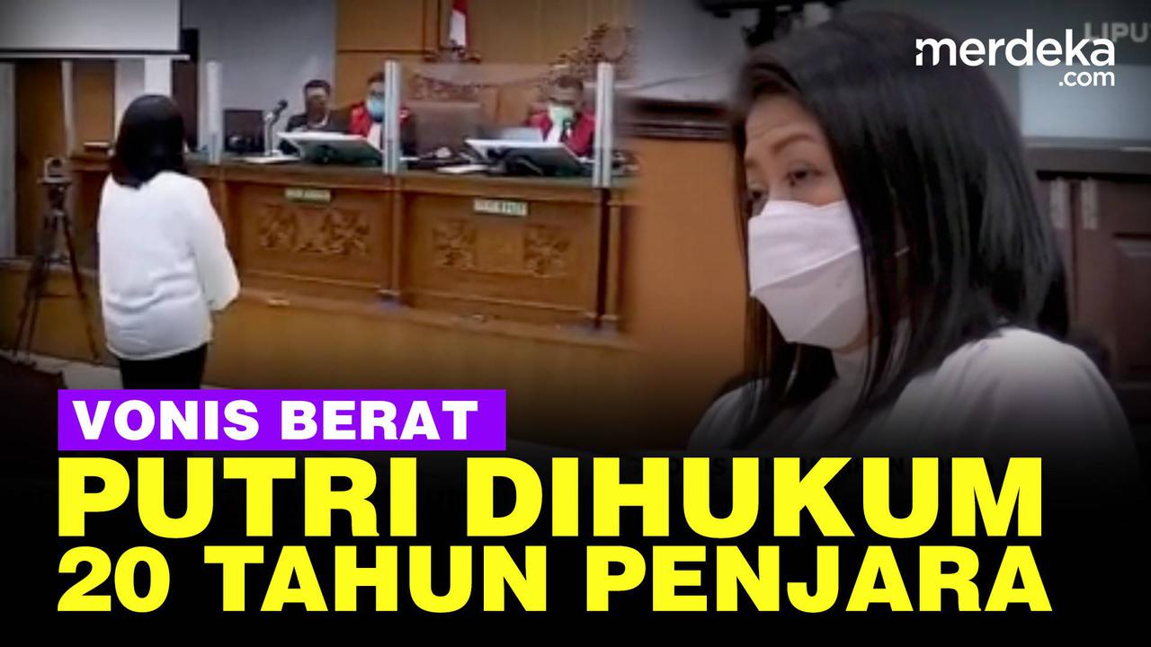 VIDEO: Hakim Vonis Putri Candrawathi 20 Tahun Penjara