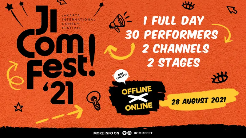 Jakarta International Comedy Festival (Jicomfest) kembali lagi.