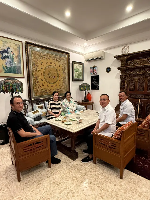 Dasco Unggah Foto Bertemu Megawati, Puan dan Prananda
