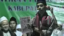 Capres Jokowi di Ponpes Babussalam, Kecamatan Pagelaran, Kabupaten Malang, Jumat (27/6/2014) (Liputan6.com/Herman Zakharia)