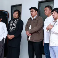 Suasana di rumah duka Komeng. (Deki Prayoga/Bintang.com)