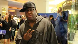 Musisi asal Amerika, Keith Martin juga hadiri Premier Cinderella di Cinema XXI Kota Kasablanka, Jakarta. (11/03/2015).(Liputan6.com/Gilardhani)