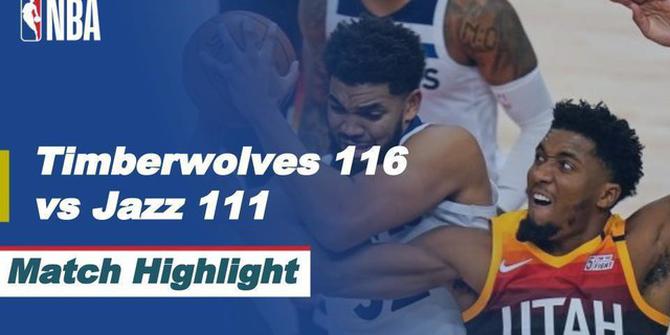 VIDEO: Highlights NBA, Utah Jazz Telan Kekalahan dari Minnesota Timberwolves 111-116