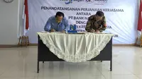PT Asuransi Kredit Indonesia atau Askrindo telah menandatangani Surat Perjanjian Kerja Sama Penagihan Subrogasi Asuransi Kredit dengan PT Bank Nagari.