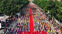 Lestarikan Budaya Melayu, Ribuan Penari Zapin Riau Pecahkan Rektor MURI