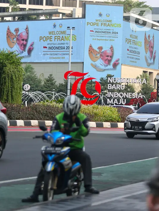 Di Indonesia, kunjungan dan kegiatan Paus Fransiskus akan terpusat di Jakarta. (Liputan6.com/Angga Yuniar)