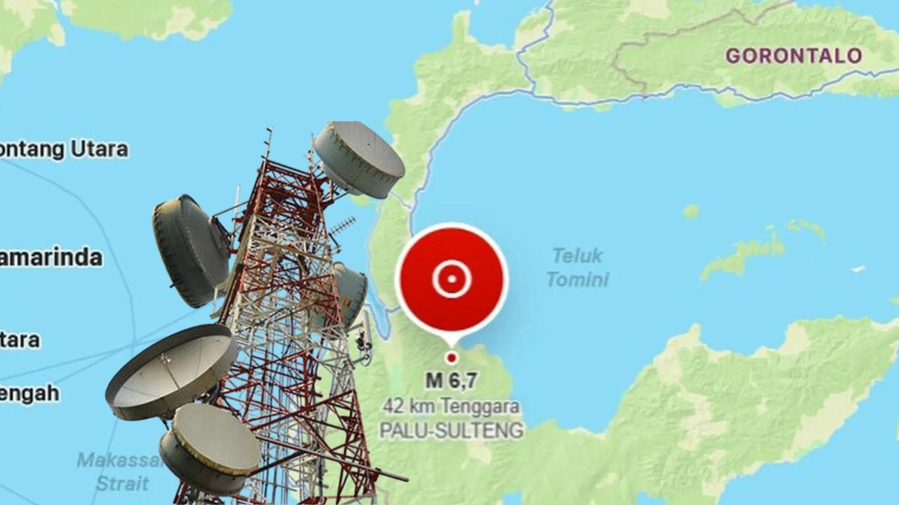 8 BTS Telekomunikasi Pulih Usai Sulteng Diguncang Gempa