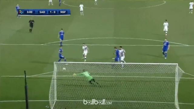 Xavi Hernandez mencetak gol cepat untuk Al-Sadd saat berkompetisi di Liga Champions Asia. This video is presented by Ballball.