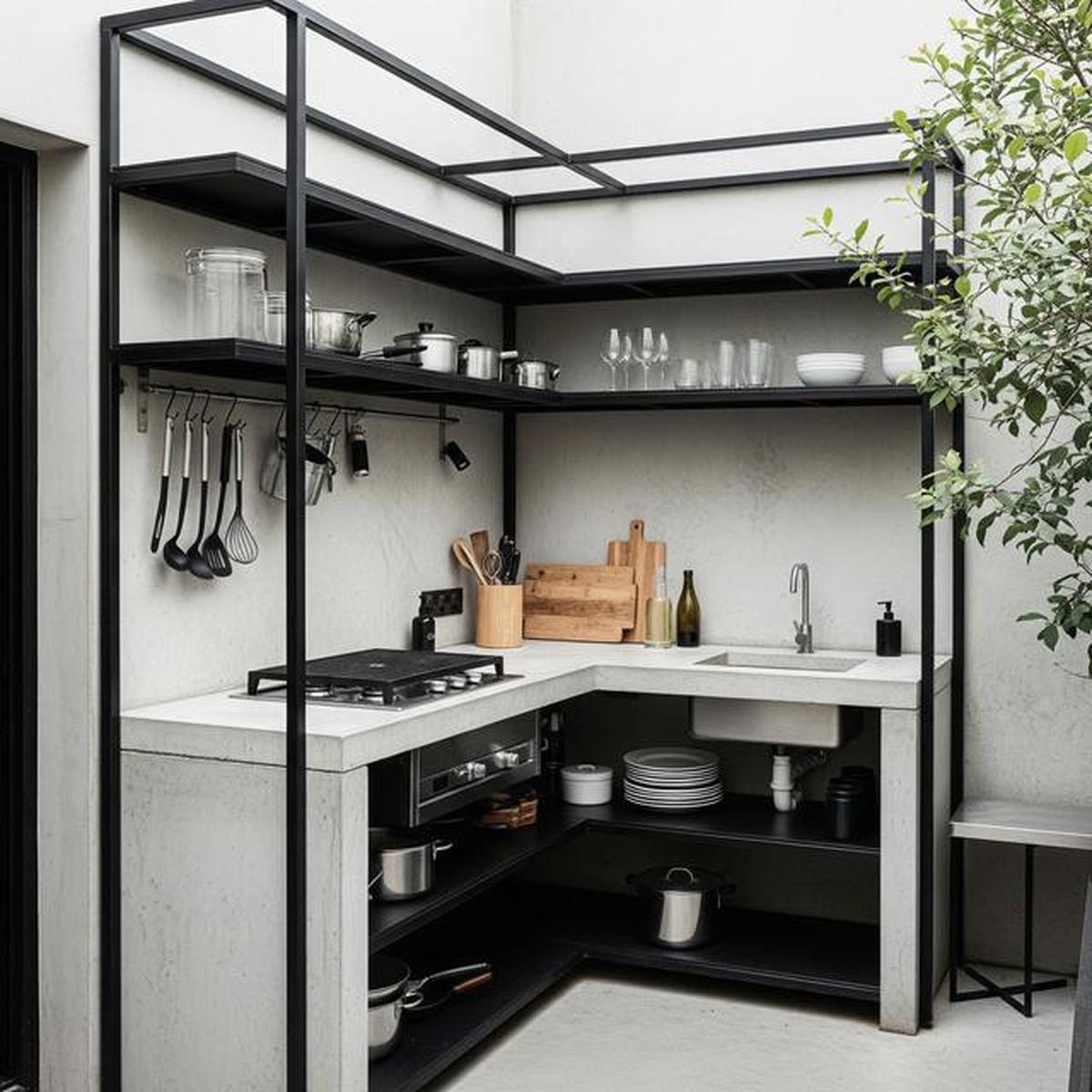 7 Model Dapur Minimalis di Belakang Rumah, Estetik, Fungsional, dan Nyaman