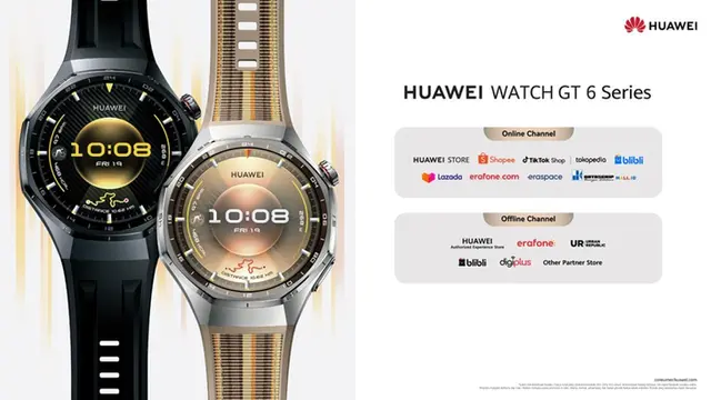 HUAWEI WATCH GT 6 Series: Smartwatch Fashionable dengan Akurasi Presisi untuk Advanced Sports dan Daya Tahan Baterai hingga 21 Hari