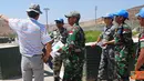 Citizen6, Lebanon: FPHQ UNIFIL Letkol Anan Kurve dan Mayor Tiang Shigiang, memeriksa Markas Satgas POM TNI Konga XXV-D/UNIFIL Sector East Military Police Unit, di UN Posn 7-3, Lebanon Selatan, Kamis (9/8). (Pengirim: Badarudin Bakri).