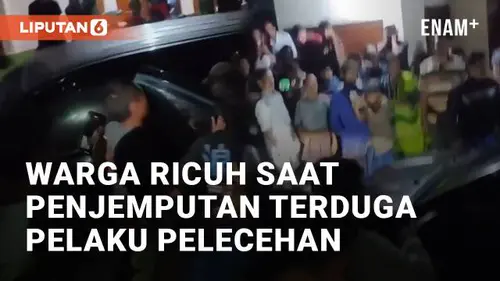 VIDEO: Warga Ciparasi Sobang Ricuh Saat Penjemputan Terduga Pelaku Pelecehan oleh Polisi