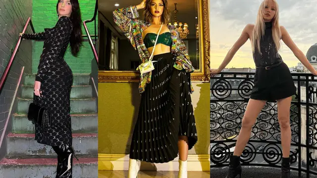 Ankle boots dengan dress panjangatau pendek