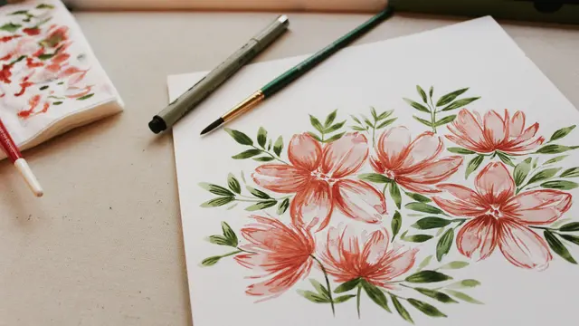 Contoh ilustrasi menggambar