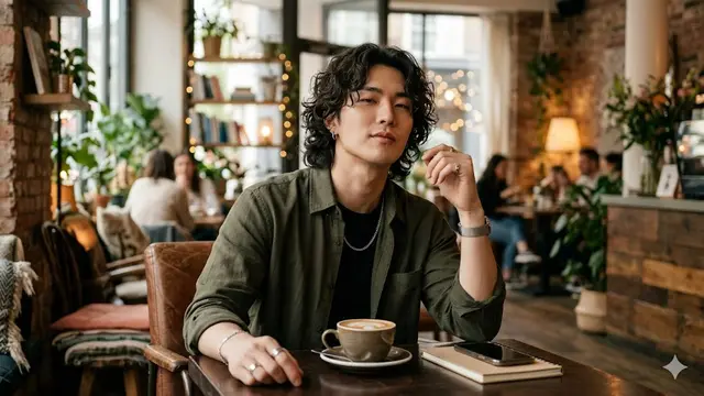 Model Rambut Pria Ikal Ala Korea