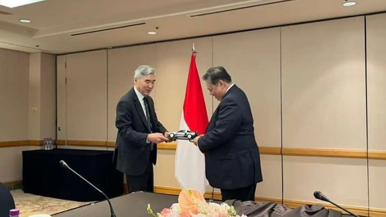 Bertemu Menko Airlangga, Bos Hyundai Tertarik Ikut Proyek Mobil Nasional Indonesia (ist)