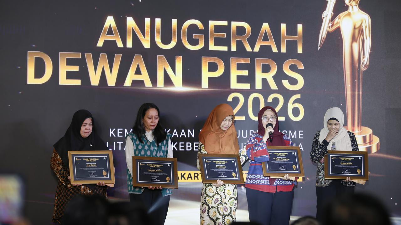 Anugerah Dewan Pers 2026 Beri Penghormatan kepada Lima Jurnalis Hilang Kontak