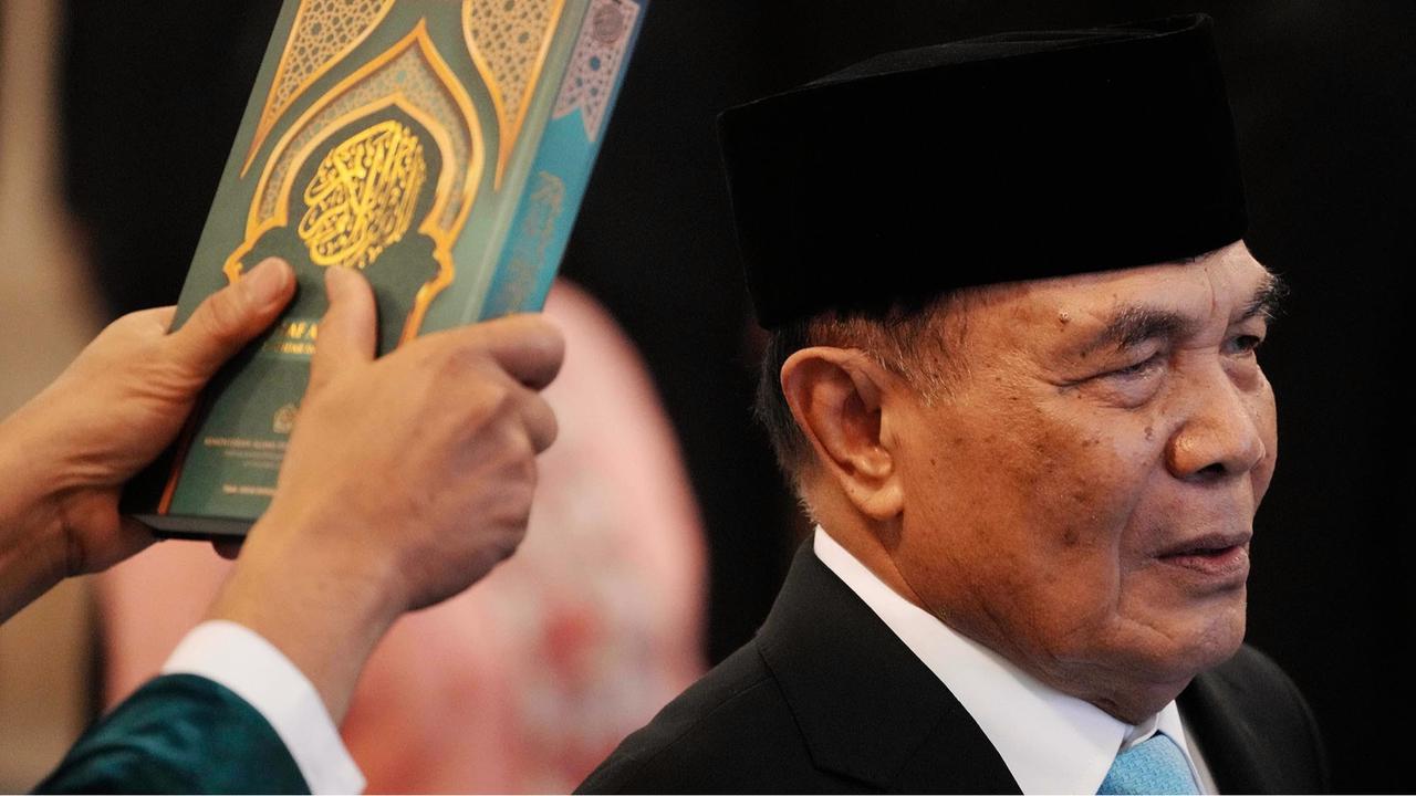 FOTO: Presiden Prabowo Lantik Djamari Chaniago sebagai Menkopolhukam, Erick Thohir sebagai Menpora