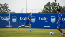 Winger anyar Persib Bandung, Mariano Peralta dalam sesi latihan di lapangan pendamping Stadion GBLA, Kota Bandung, Kamis (30/7/2026) sore. (Bola.com/Erwin Snaz)
