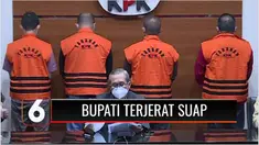 KPK menetapkan Bupati Musi Banyuasin, Sumatera Selatan, Dodi Reza Alex Noerdin, sebagai tersangka kasus dugaan suap pengadaan barang dan jasa infrastruktur. Dalam kasus ini, KPK mengamankan uang sebesar Rp 270 juta, serta uang sebesar Rp 1,5 m dari A...