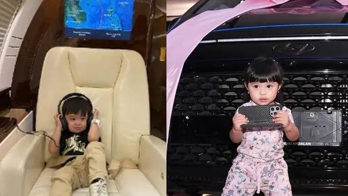 Kado ultah anak artis (Instagram/raphaelmoeis/ameenaatta)