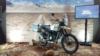 Royal Enfield Himalayan untuk pasar nasional meluncur di IIMS 2018 (Septian/Liputan6.com)