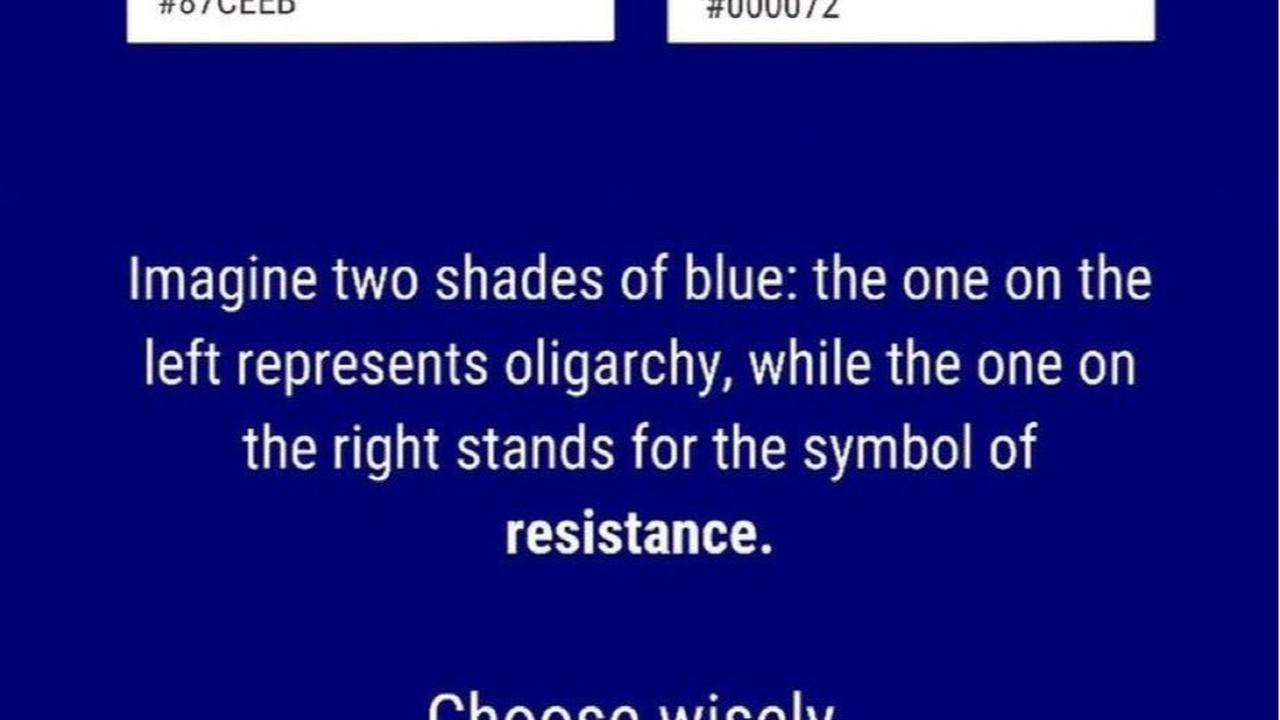 Baju Beskap Warna Biru Prabowo Subianto