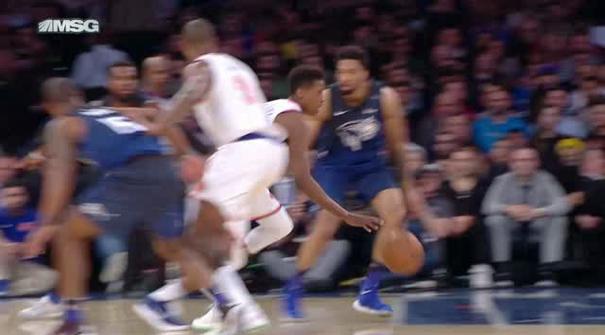 Berita video game recap NBA 2017-2018 antara Orlando Magic melawan New York Knicks dengan skor 97-73.