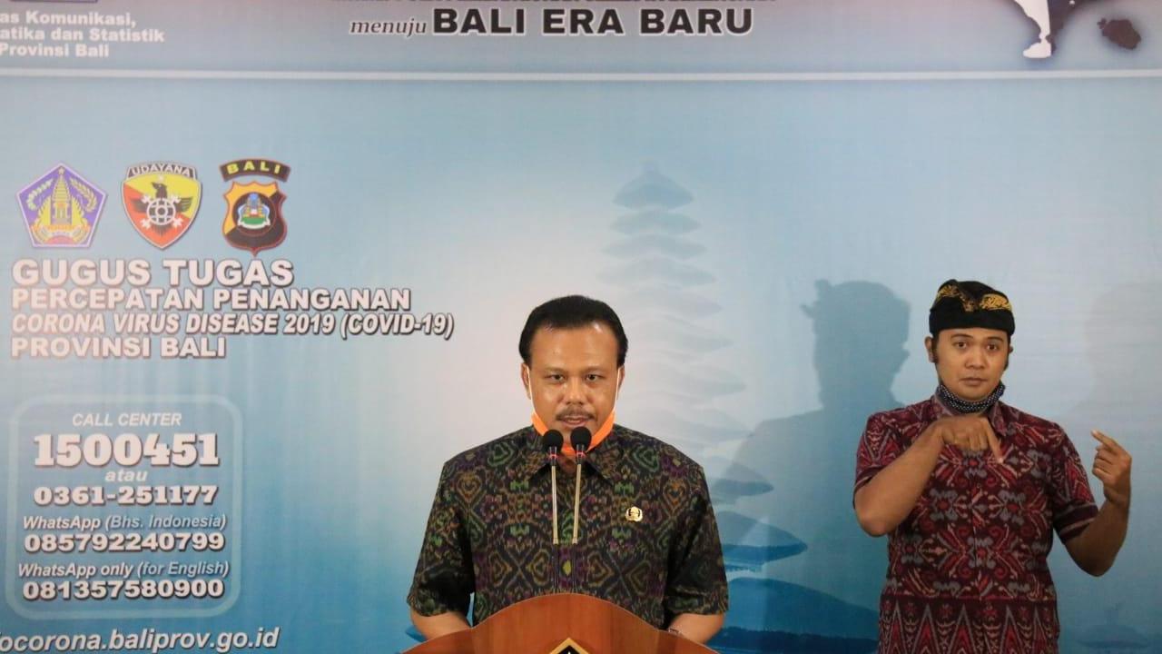 Ketua Harian Gugus Tugas Percepatan Penanganan COVID-19 Provinsi Bali, Dewa Made Indra
