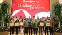 Acara Collaboration Ceremony Agung Podomoro dengan Mitra Strategis di Senayan City Mall Jakarta. (Dok&nbsp;Agung Podomoro)
